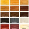 Paleta kolorów impregnatu Vidaron do drewna