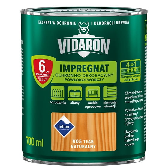 Impregnat Vidaron 2,5L – trwała ochrona drewna