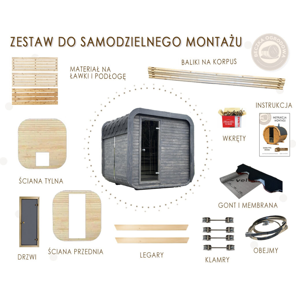 Sauna Quadro 200x200 cm