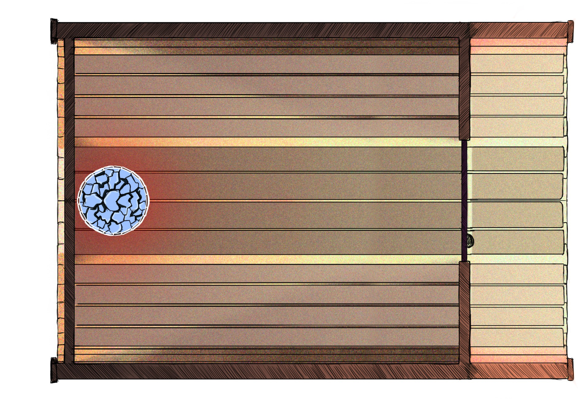 sauna z przedsionkiem 300 rzut z gory