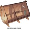 sauna z przebieralnia